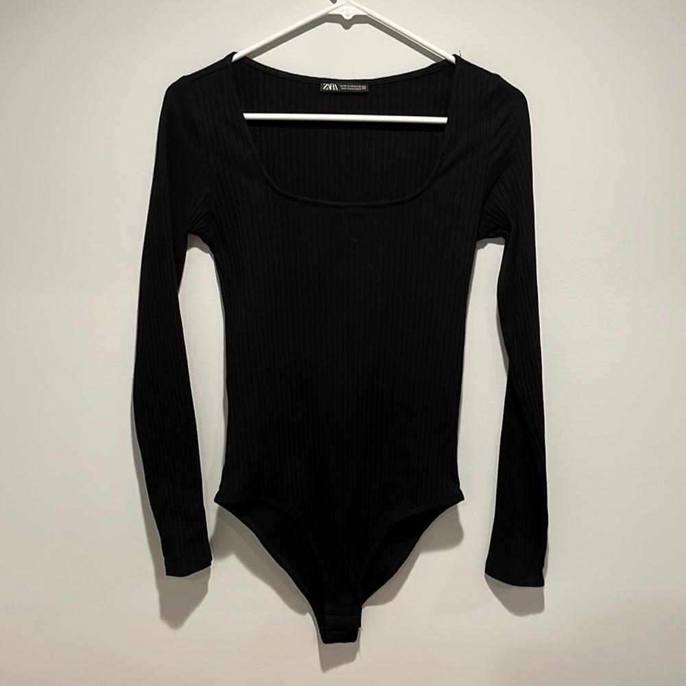 ZARA ribbed bodysuit